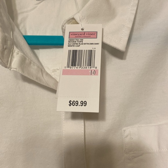 NWT Vineyard Vines Button Down Top - Picture 3 of 3